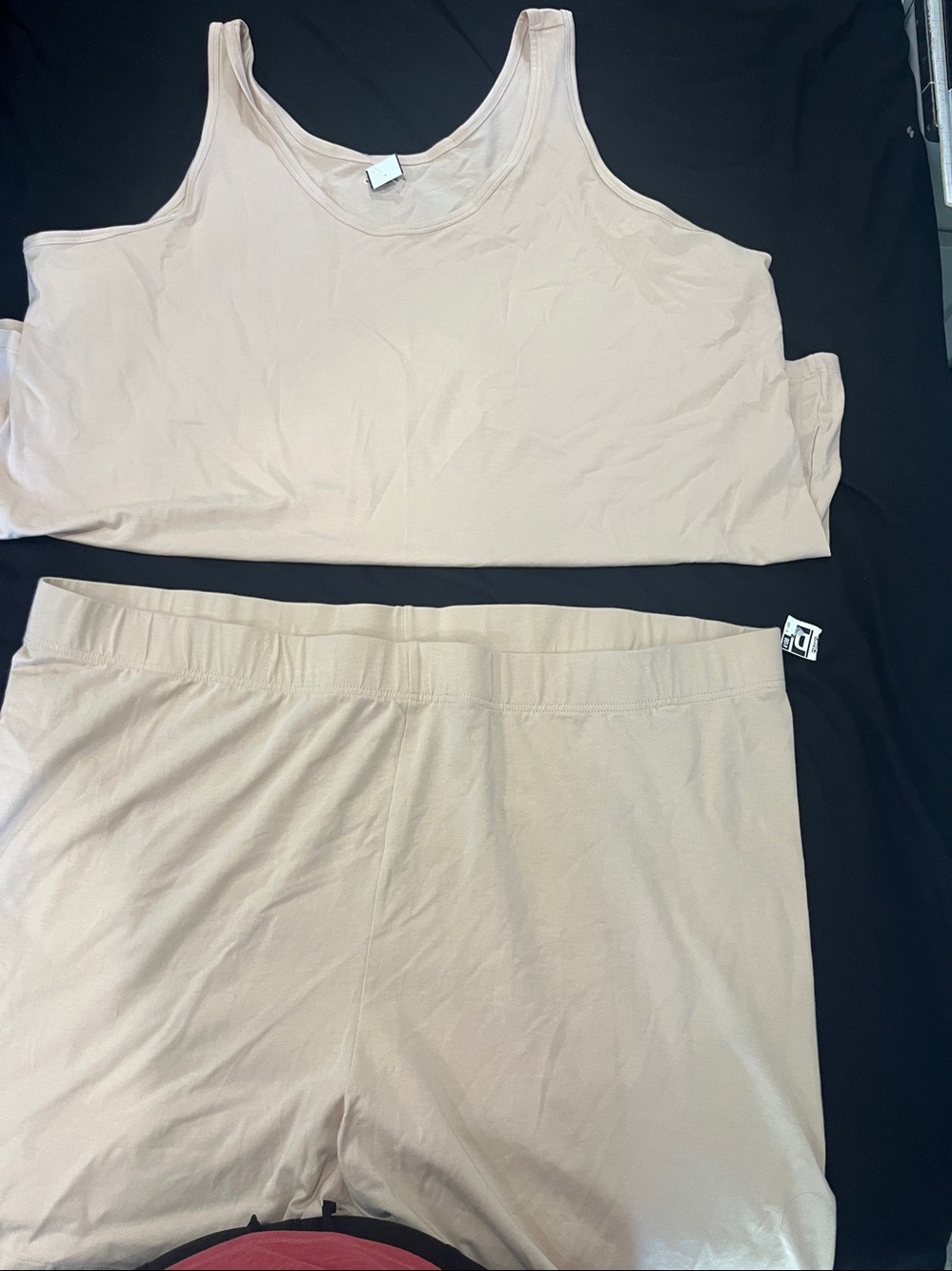 Old Navy Yoga Light Blush Tank & Elastic-Waist Shorts/ lounge Sleep  Set 4X NWT